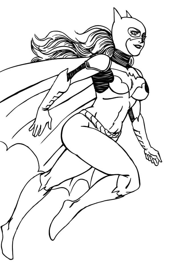 genial batgirl feliz