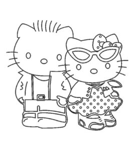 Imágenes de Genial Hello Kitty con un Amigo