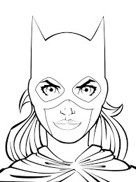 mascara de batgirl