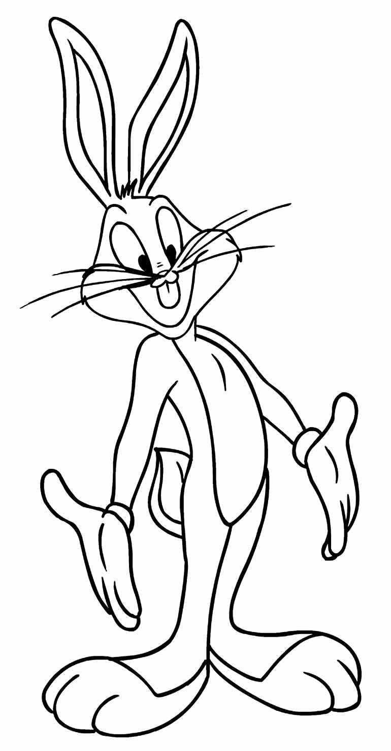 bugs bunny para colorear