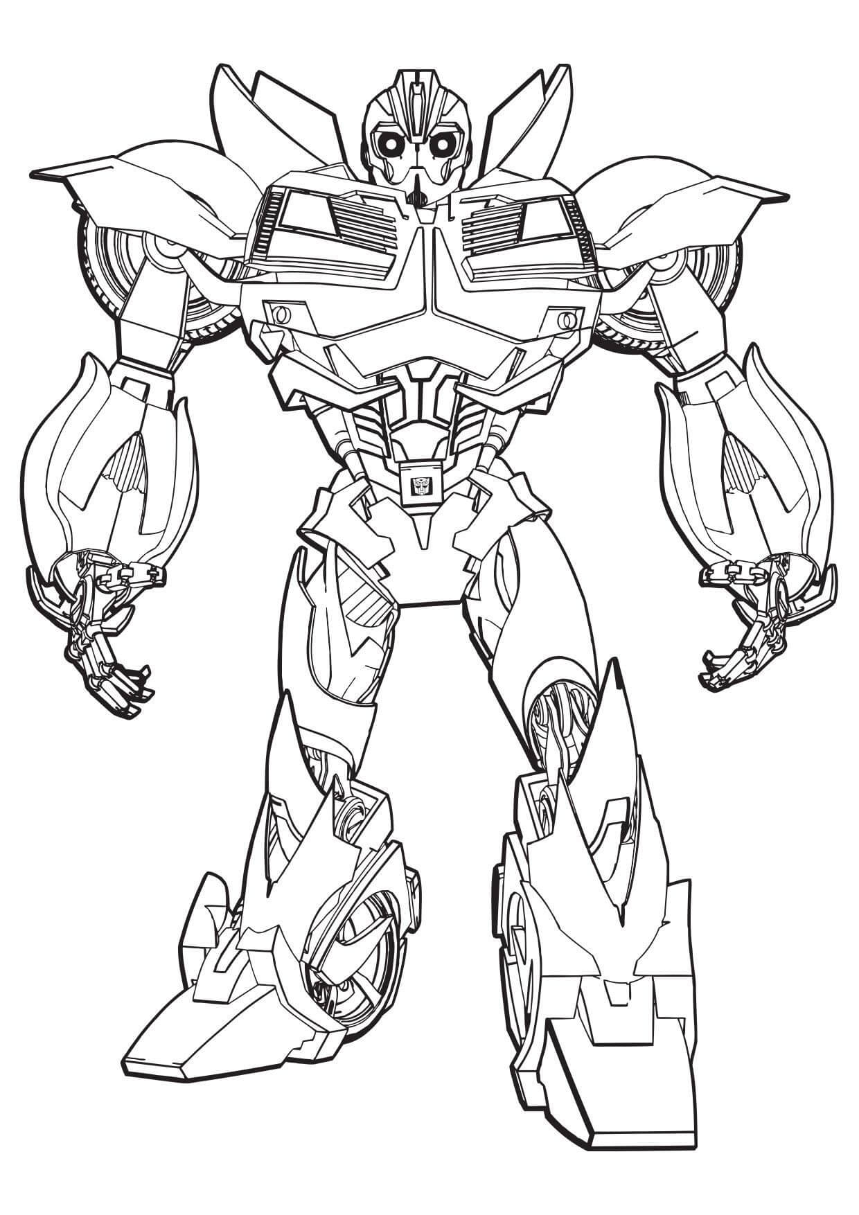 bumblebee para colorear