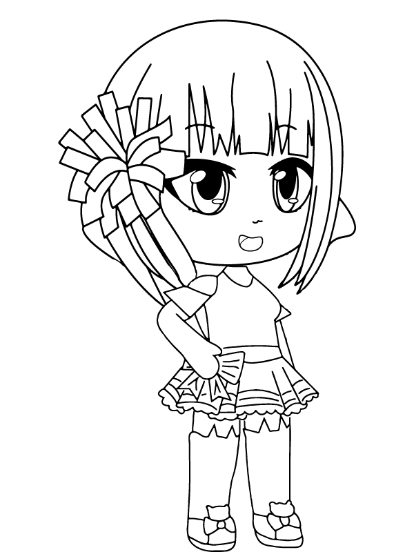 dibujos de gacha nox para colorear