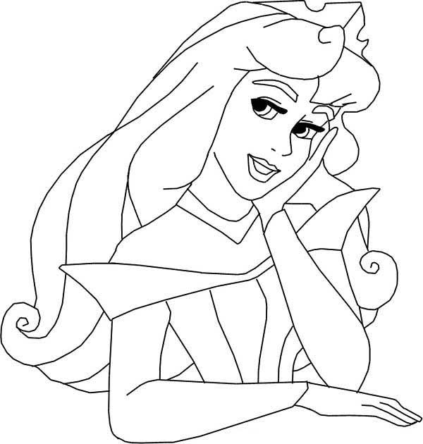 dibujos de la bella durmiente para colorear