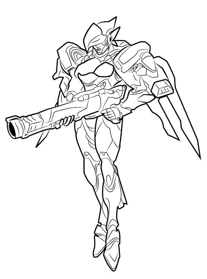 dibujos de overwatch para colorear