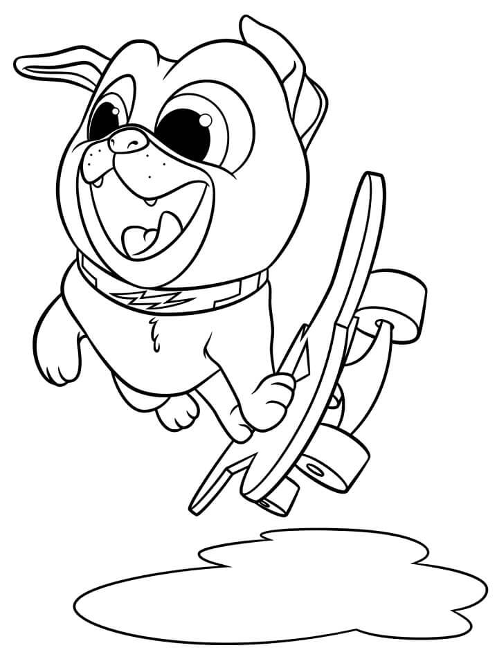 dibujos de puppy dog pals para colorear