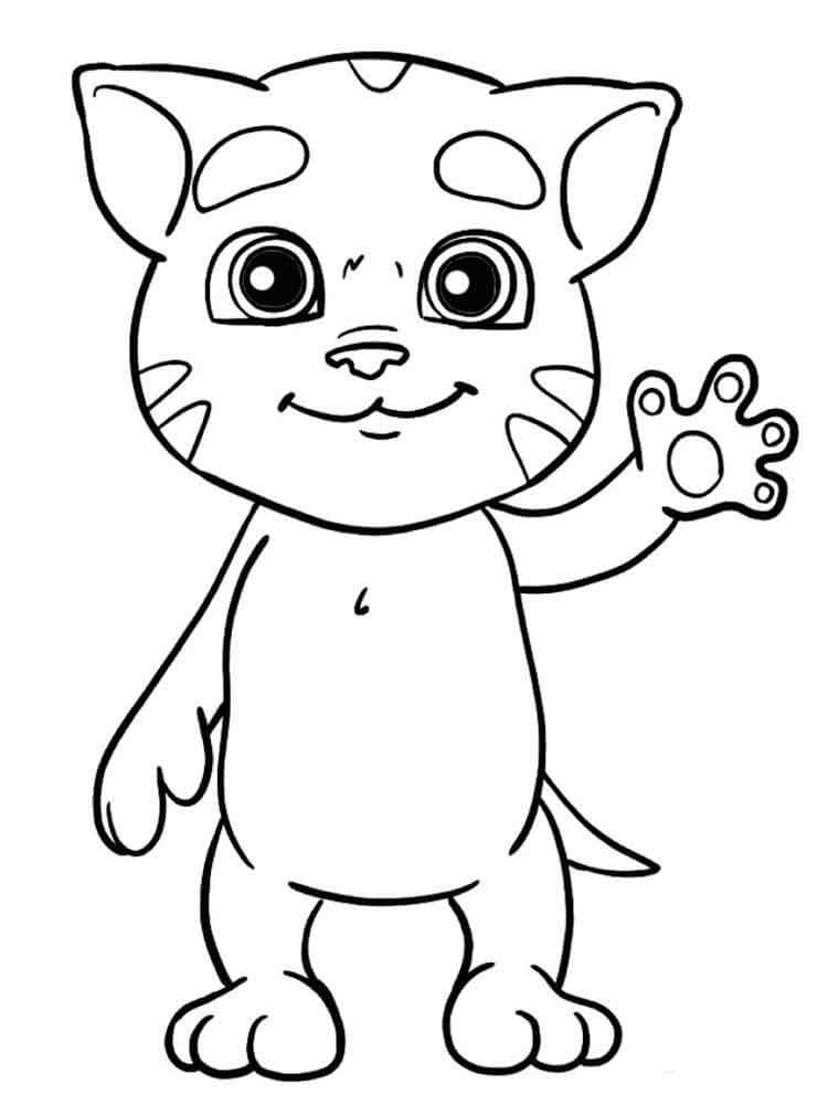 dibujos de tom el hablador para imprimir y colorear