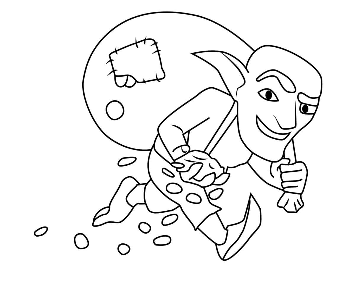 duende para colorear