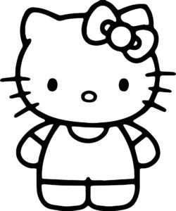 hello kitty para colorear
