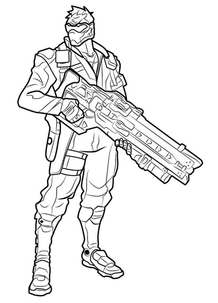 overwatch para colorear