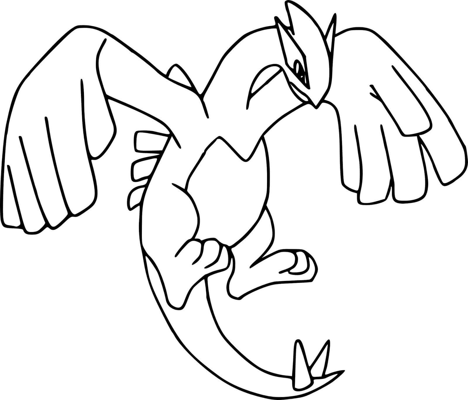 pokemon legendarios para colorear