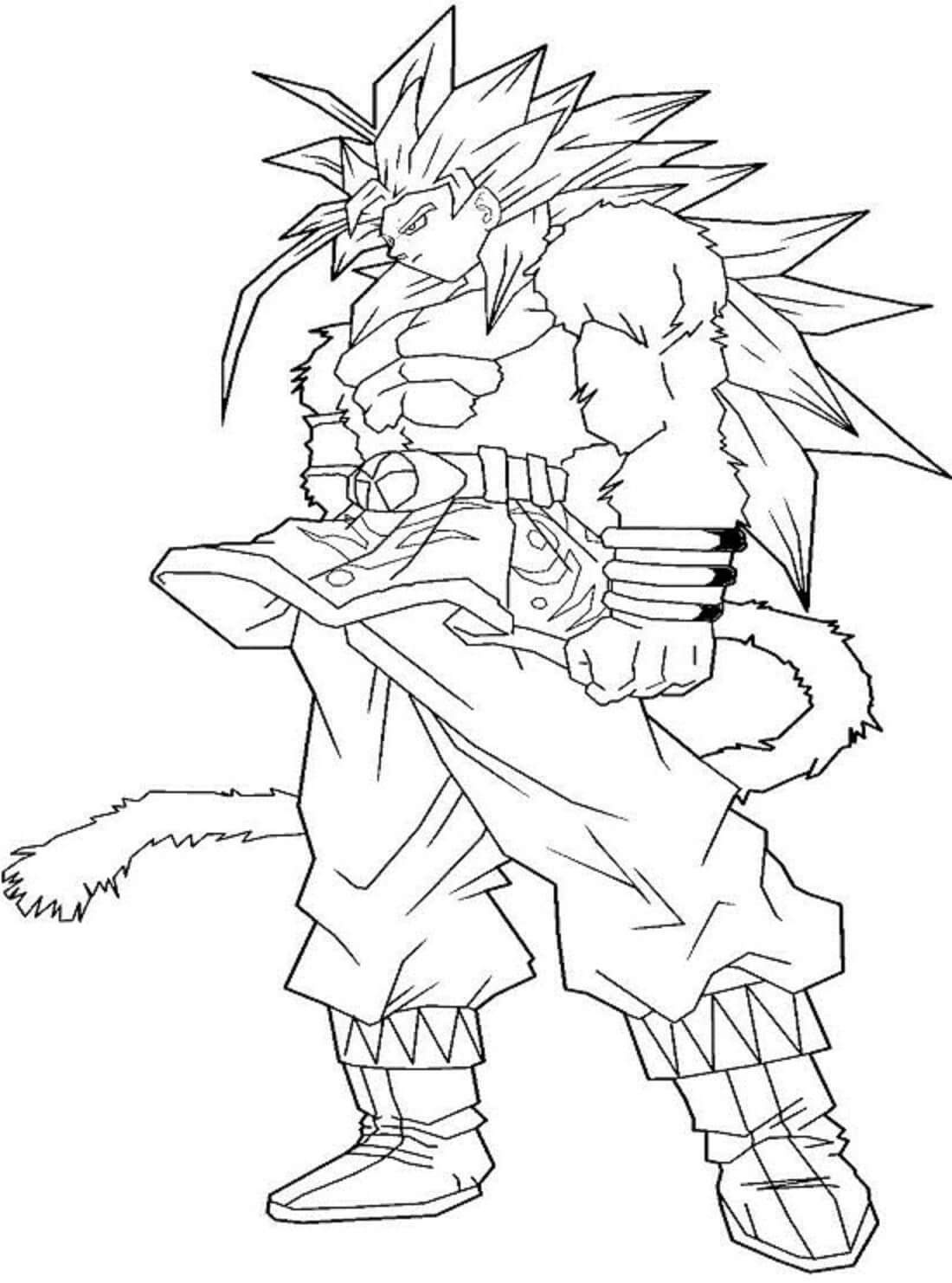 impresionante goku ssj4