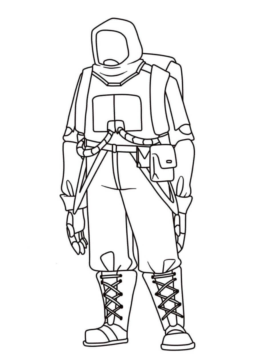 dibujo among us uniforme imprimir y colorear