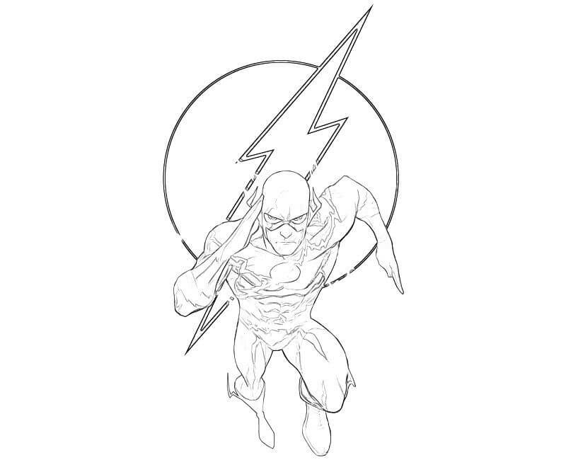 dibujo buen destello para imprimir y colorear
