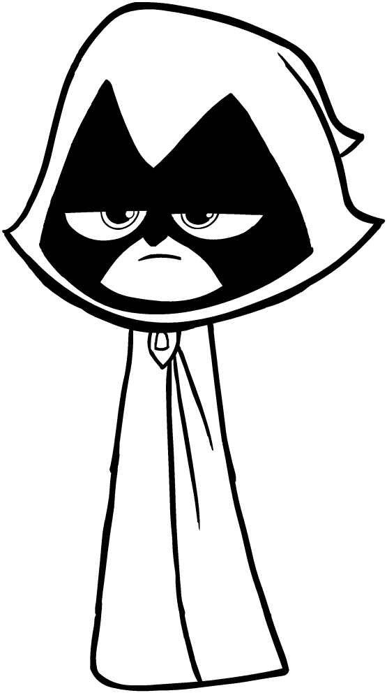 dibujo cuervo es aburrido para imprimir y colorear