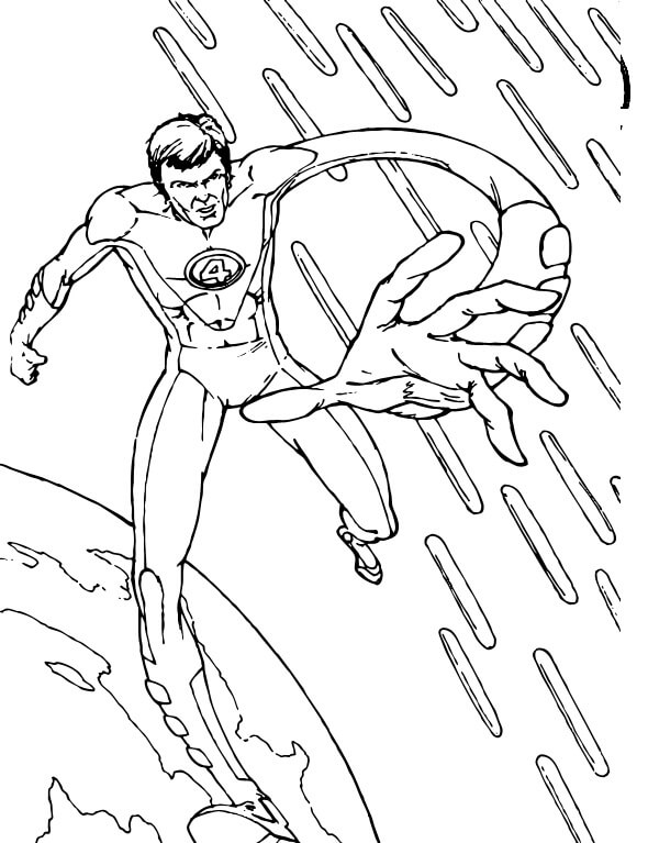 dibujo heroe y juego para imprimir y colorear