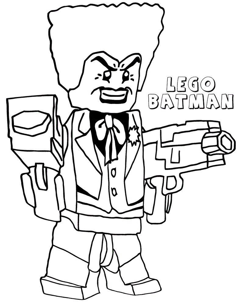 dibujo lego bufon para colorear gratis
