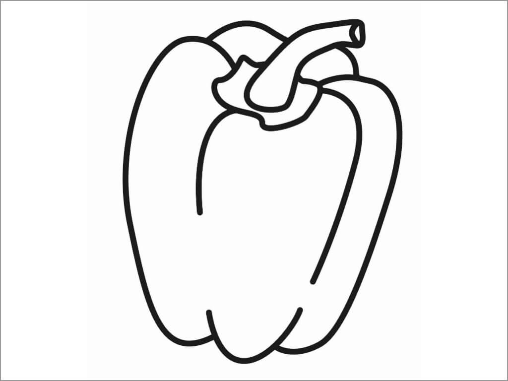 Dibujo de Bonito Chiles para Colorear y Imprimir