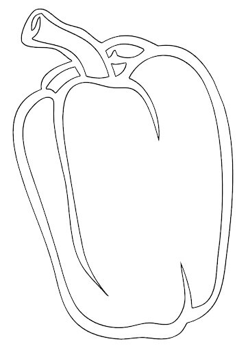 Dibujo de Gran Ají para Colorear y Imprimir