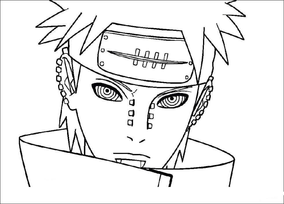 Dibujo de Dolor de Cara para Colorear y Imprimir
