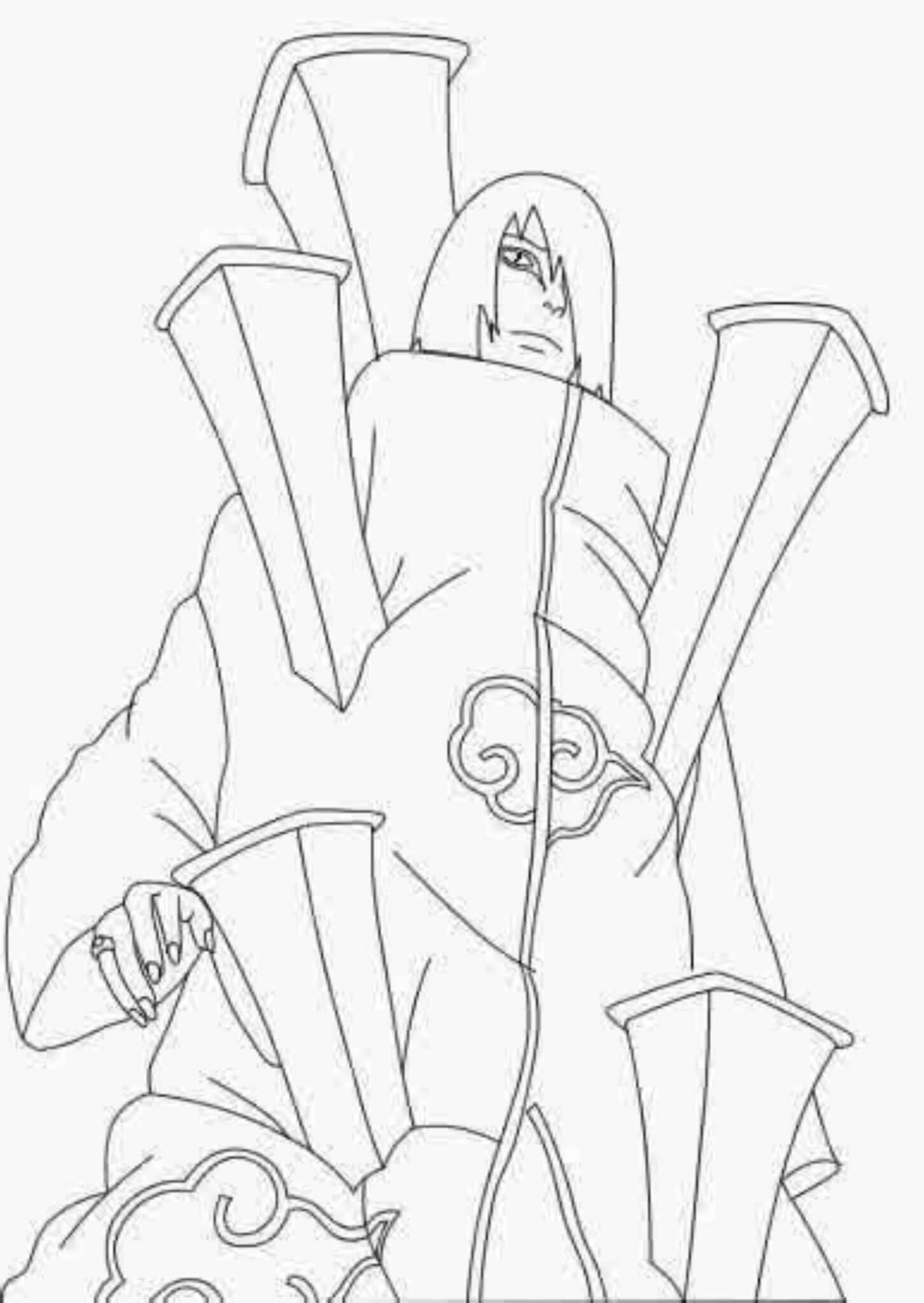 Dibujo de Nagato para Colorear y Imprimir