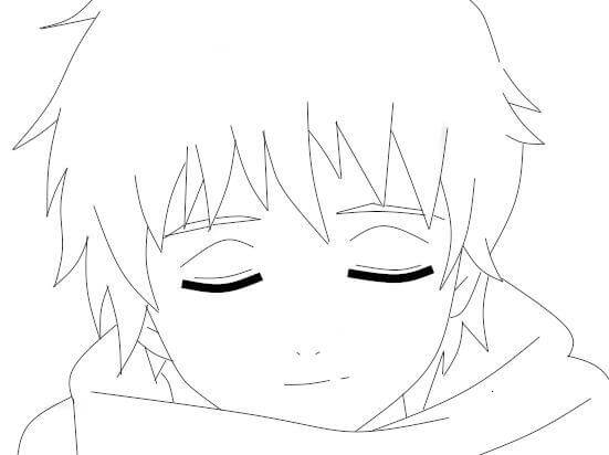 Dibujo de Pequeño Sasori para Colorear y Imprimir