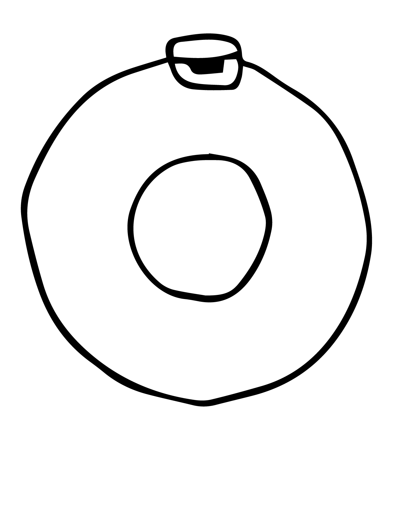 Dibujo de Alphabet Lore o para Colorear y Imprimir