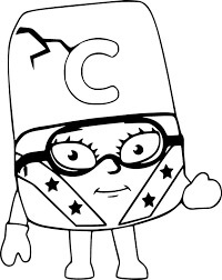 Dibujo de Alphablocks C 1 para Colorear y Imprimir