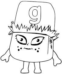 Dibujo de Alphablocks G 1 para Colorear y Imprimir