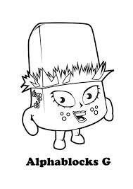Dibujo de Alphablocks G Divertido 1 para Colorear y Imprimir