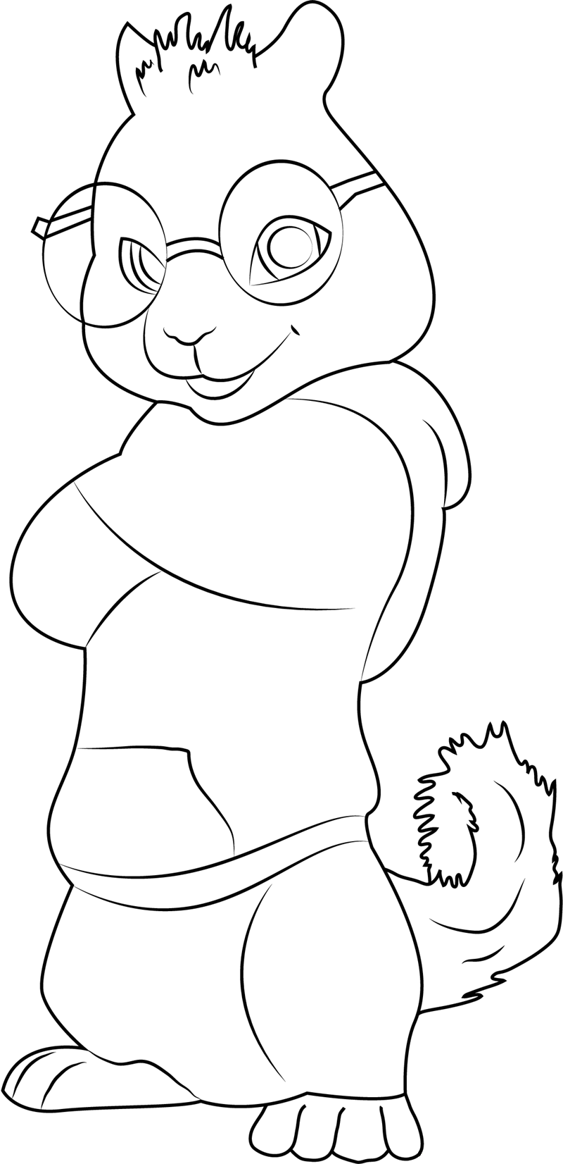 Dibujo de Simon Genial para Colorear y Imprimir