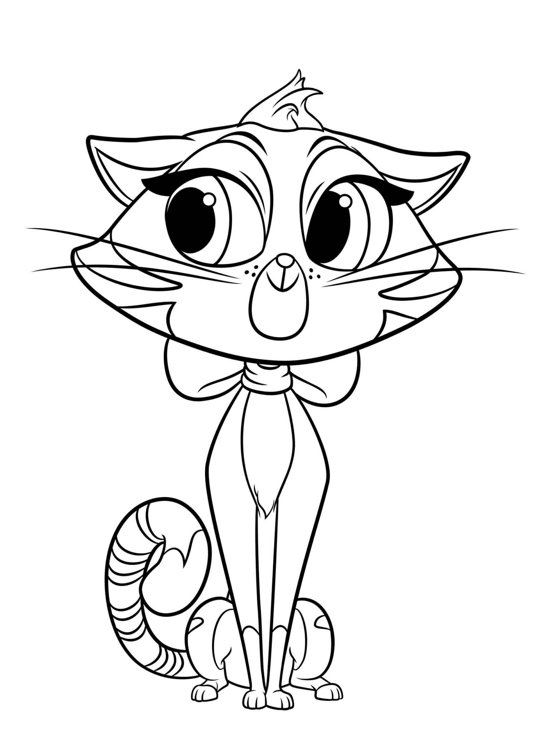 Dibujo de Lindo Hissy Scaled para Colorear y Imprimir