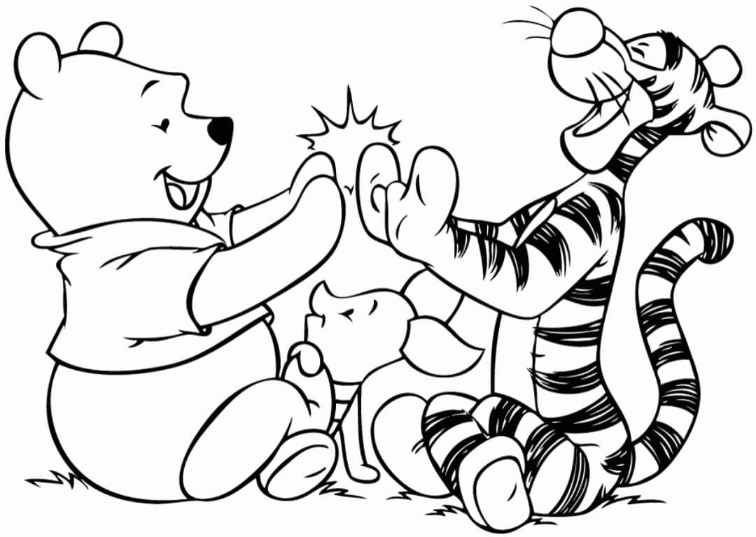 Amistad para Colorear