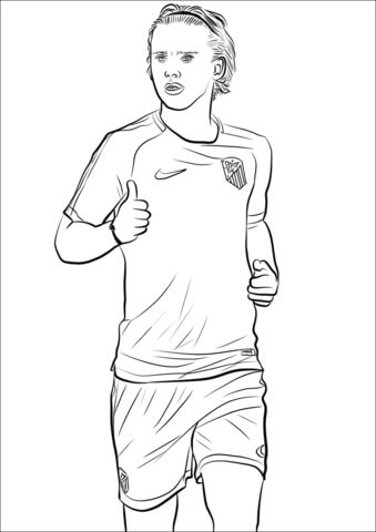 Antoine Griezmann para Colorear