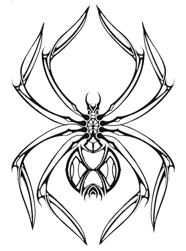 Dibujo de Reina Araña para Colorear y Imprimir