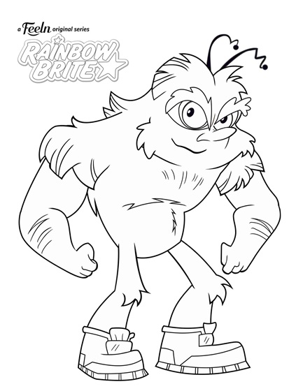 Dibujo de Lurky In Arcoíris Brite para Colorear y Imprimir
