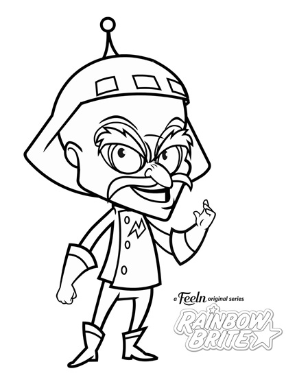 Dibujo de Murky de Arcoíris Brite para Colorear y Imprimir