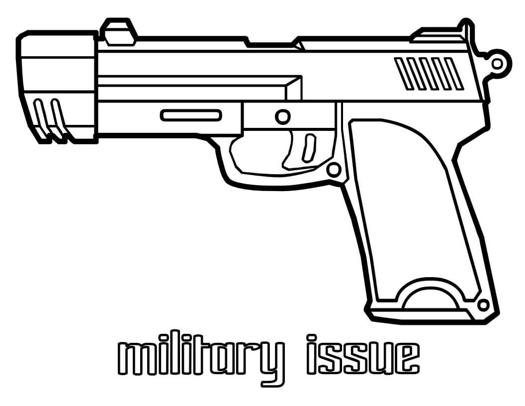 Dibujo de Cuestión Militar para Colorear y Imprimir