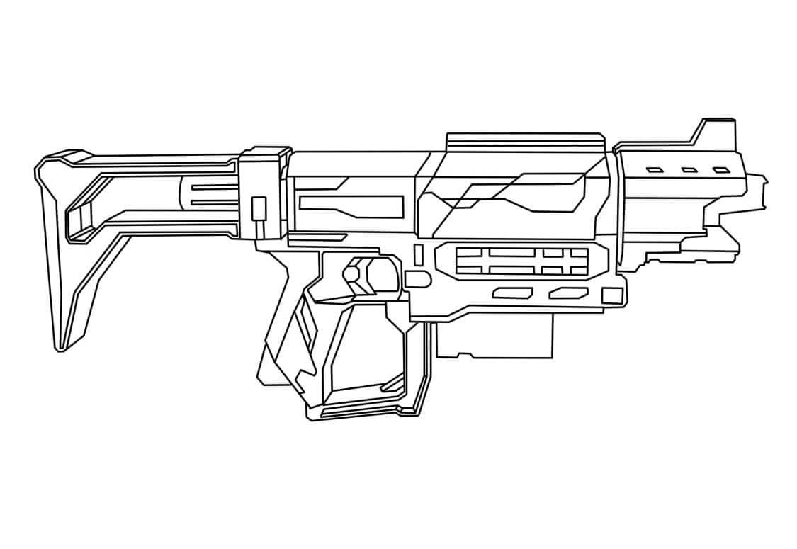 Dibujo de Leyendas Del Ápice Del Arma para Colorear y Imprimir