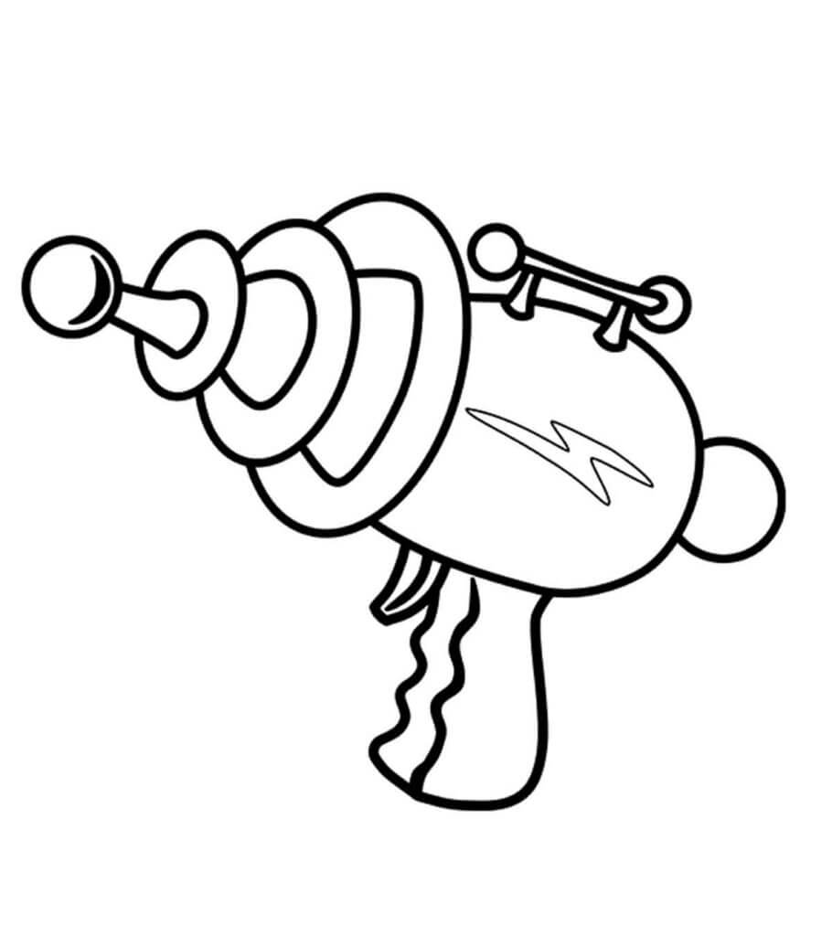 Dibujo de Pistola Eléctrica para Colorear y Imprimir