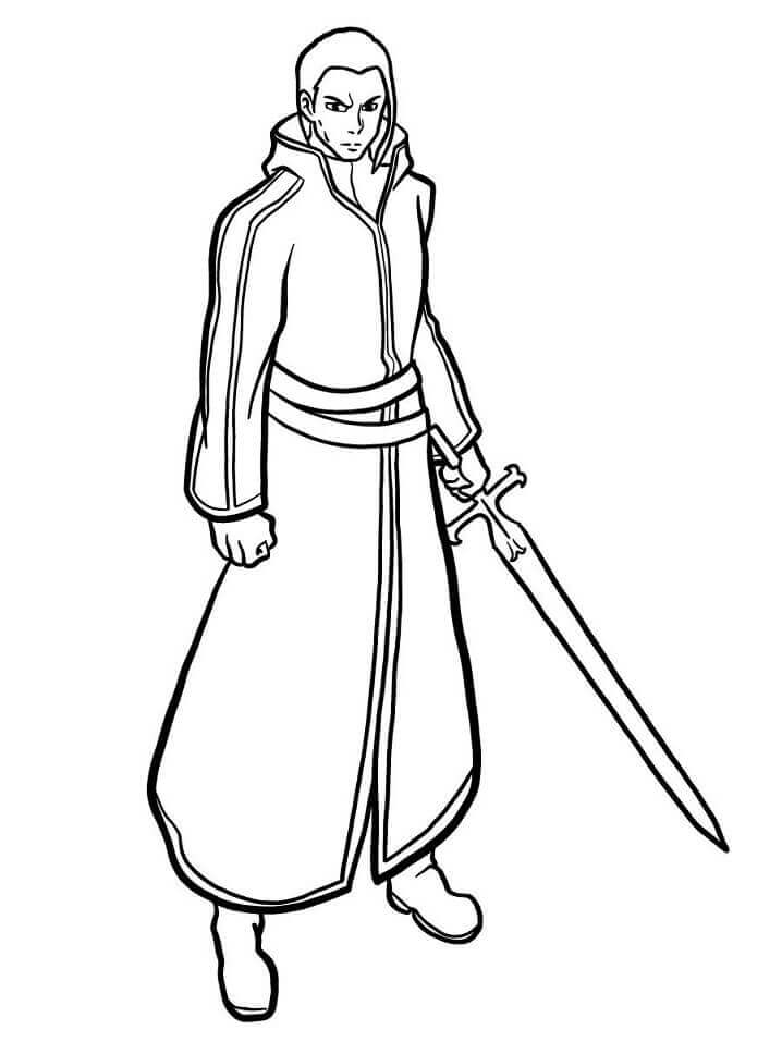 Dibujo de Heathcliff para Colorear y Imprimir