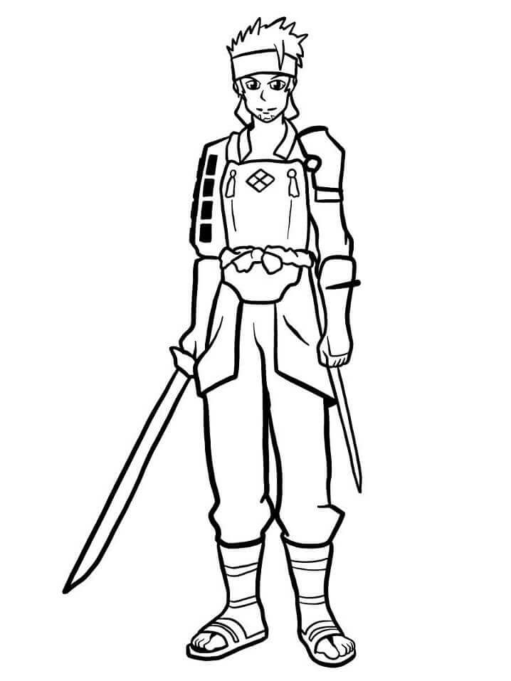 Dibujo de Klein para Colorear y Imprimir
