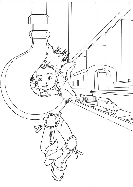 Dibujo de Arthur Balanceandose para Colorear y Imprimir
