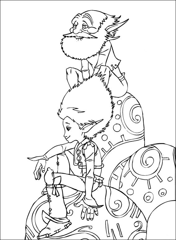 Dibujo de Arthur Con Archibald para Colorear y Imprimir
