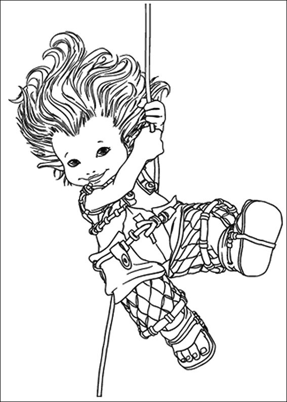 Dibujo de Balanceo de Betameche para Colorear y Imprimir