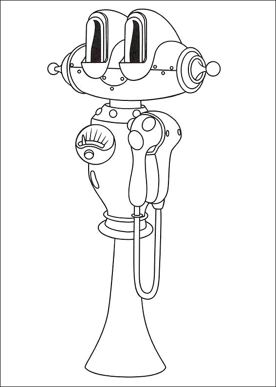 Dibujo de Buddy de Astro Boy para Colorear y Imprimir
