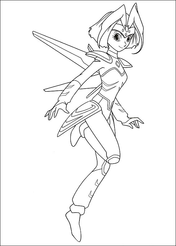Dibujo de Epsilon Sonriendo para Colorear y Imprimir