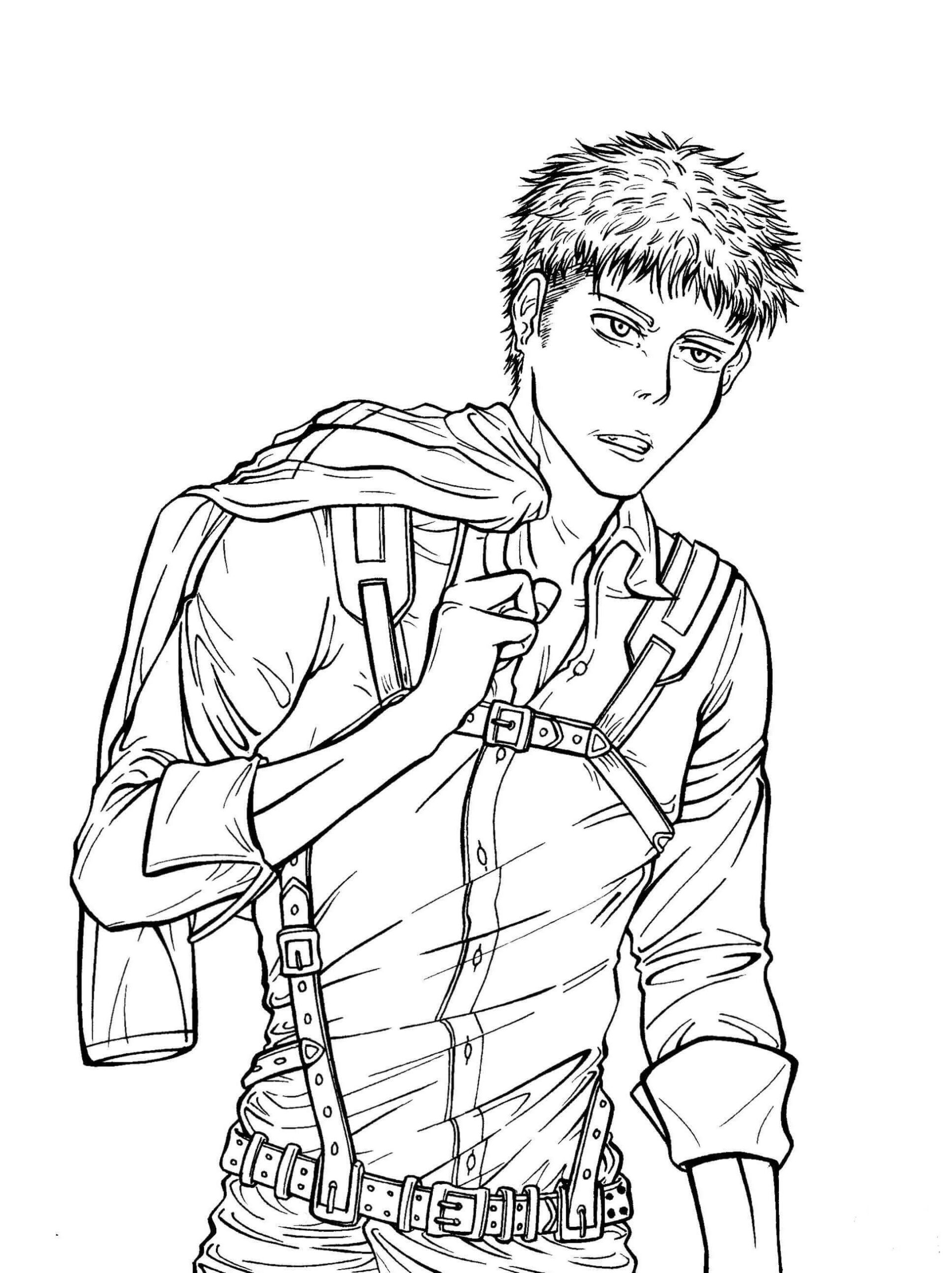 Dibujo de Jean Kirstein Scaled para Colorear y Imprimir