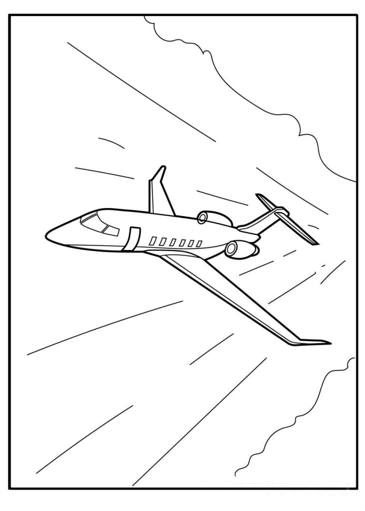 Dibujo de Planos Normales para Colorear y Imprimir