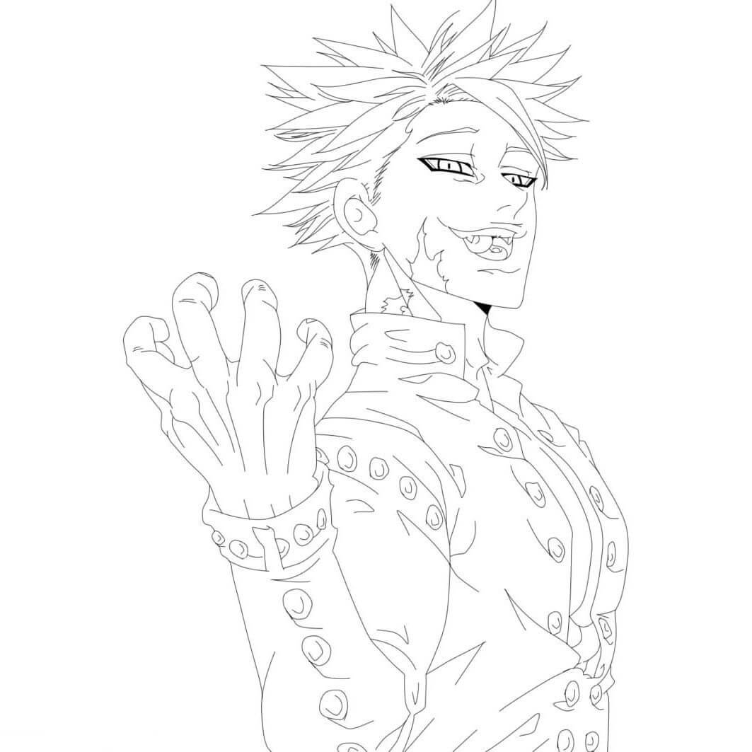 Dibujo de Ban Fresco para Colorear y Imprimir