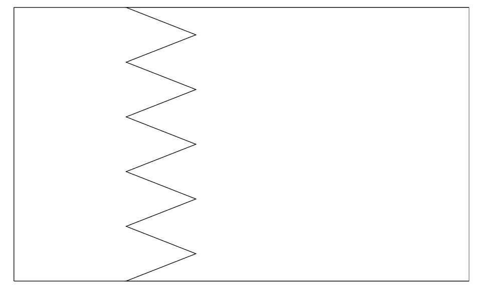 Dibujo de Bandera de Bahrein para Colorear y Imprimir
